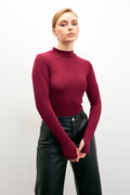 Kadın Cherry Parmak Detaylı Body