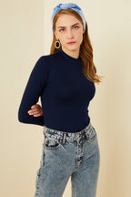Kadın Lacivert Body