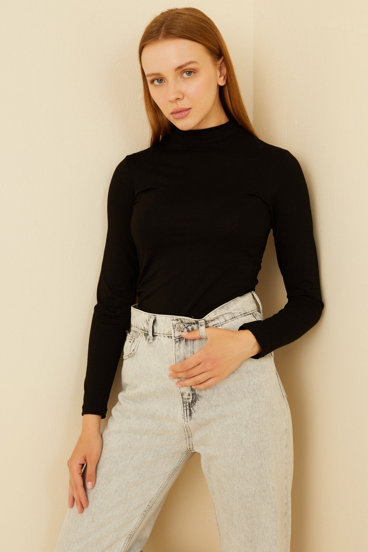 Kadın Siyah Body