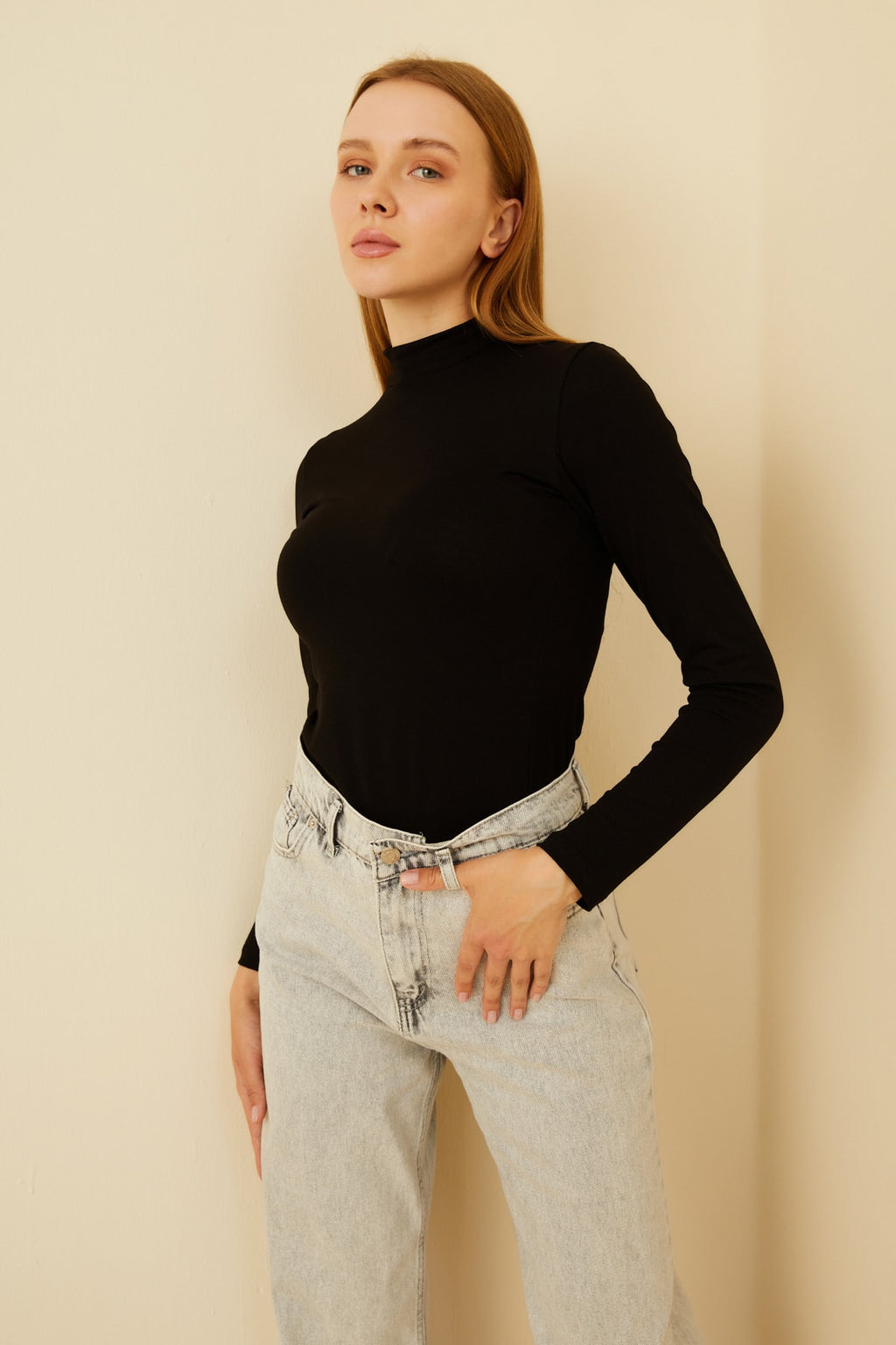 Kadın Siyah Body